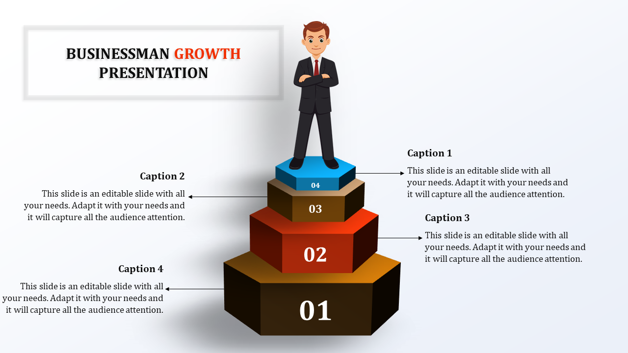 Creative Business Growth Presentation PPT Template
